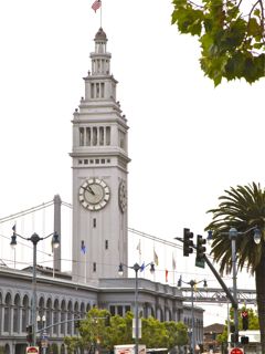 Ferry Bldg and Bay Bridge